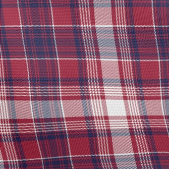 Autumn And Winter Plaid Patter Pongee