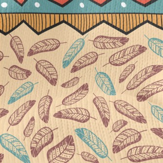 Feather Painting Stretch Jersey