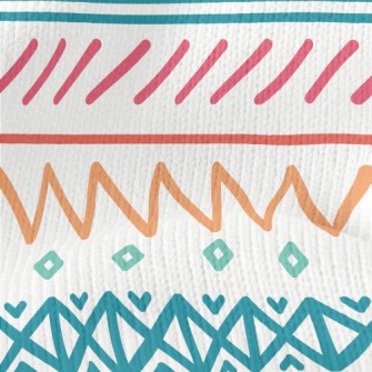 Tribal Drawings Stretch Jersey
