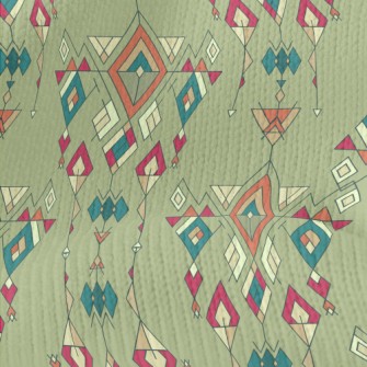 Diamond Shaped Wind Chime Stretch Jersey