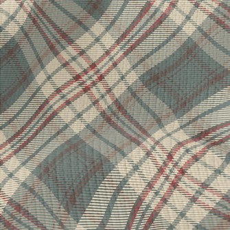Matte Plaid Stretch Jersey