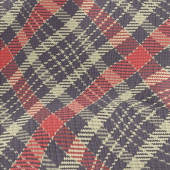 Elegant Plaid Stretch Jersey