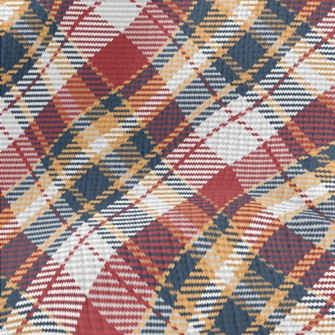 Slash Scotch Grid Stretch Jersey