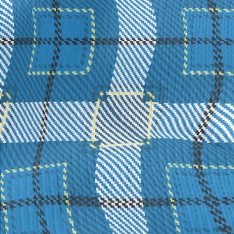 Blue Square Stretch Jersey