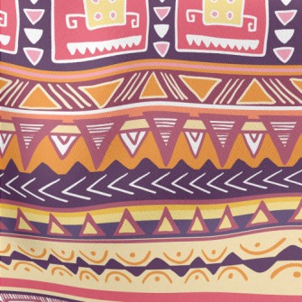 Tribal Pattern Lightweight Cotton Poplin