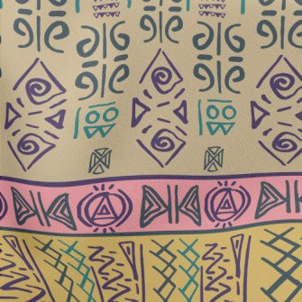 Ancient Chinese Characters Lightweight Cotton Poplin