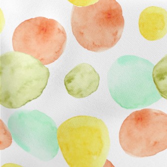 Watercolor Dots Lightweight Cotton Poplin
