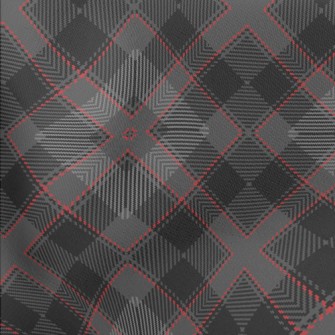 Black Woven Plaid Lightweight Cotton Poplin