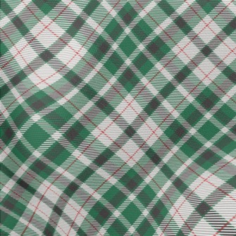 Green Square Stripes Lightweight Cotton Poplin