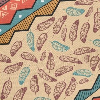 Feather Painting Midweight Cotton Poplin