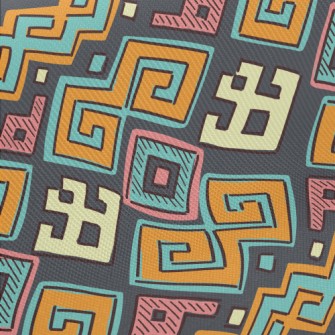 Seamless Illustration Midweight Cotton Poplin