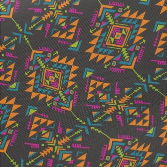 Colorful Geometric Shapes Midweight Cotton Poplin