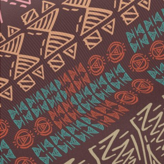 Tribal Writing Midweight Cotton Poplin