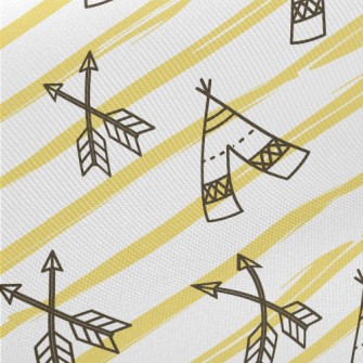 Tent With Arrows Midweight Cotton Poplin