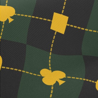 Playing Card Plaid Midweight Cotton Poplin