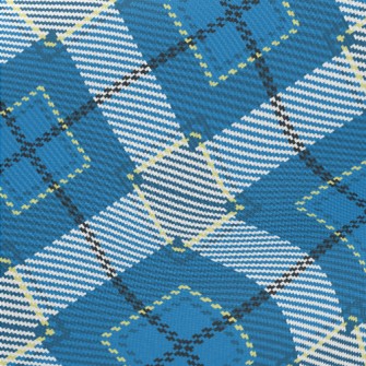 Blue Square Midweight Cotton Poplin