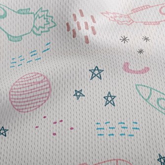 Planet Rocket Athletic Mesh Flat Back