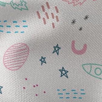 Planet Rocket Waterproof Canvas