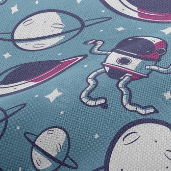 Planet And Dancing Spaceman Performance Linen