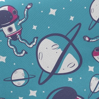 Planet And Dancing Spaceman Twill