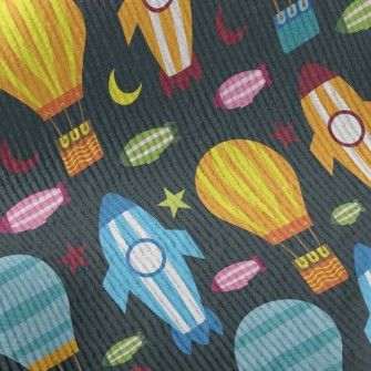 Rocket Ship Standard Corduroy