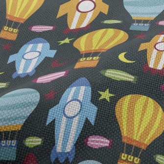 Rocket Ship Performance Linen