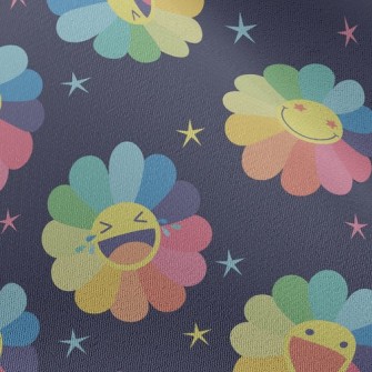 Colorful Sunflower Chiffon