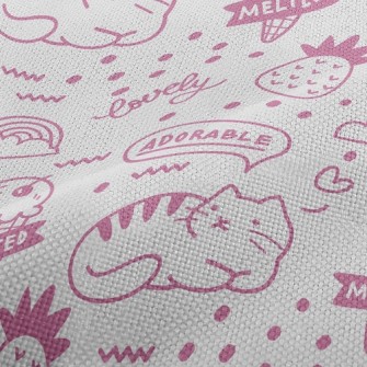 Ice Cream And Cats Performance Linen