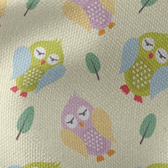 Googly-eyed Owl Waterproof Canvas