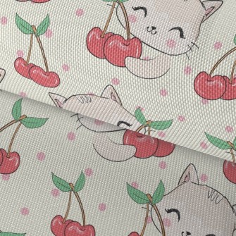 Cherry Cat Waterproof Oxford