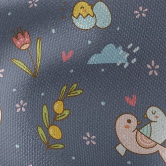 Cute Bird Waterproof Canvas