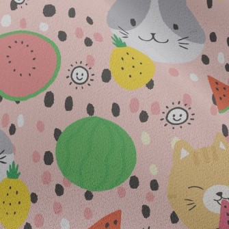 Fruit Loving Cat Chiffon