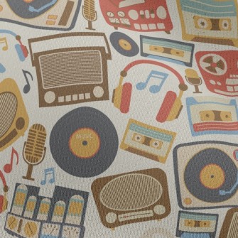 Retro Music Equipment Chiffon