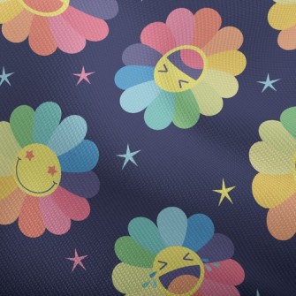 Colorful Sunflower Dobby