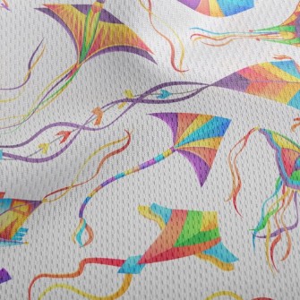 Colorful Kite Athletic Mesh Flat Back