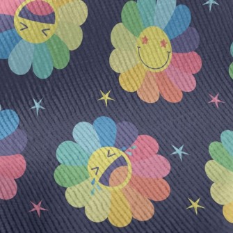 Colorful Sunflower Standard Corduroy