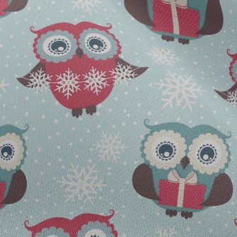 Snowflake Owl Chiffon