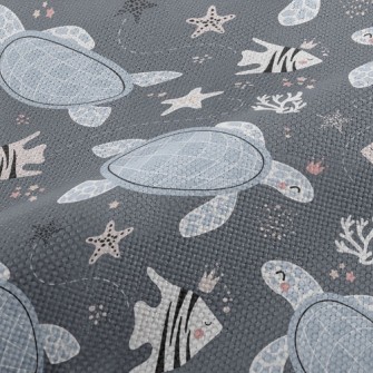 Turtles And Tropical Fish Performance Linen
