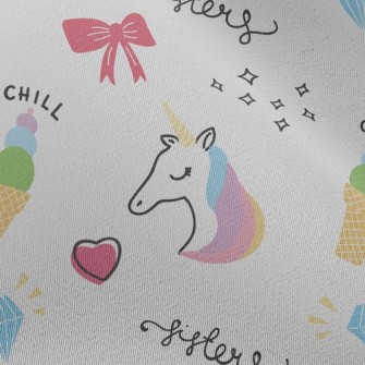 Diamond Unicorn Chiffon