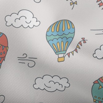 Hot Air Balloon And Clouds Dobby