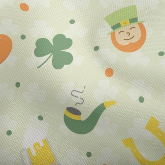 Ireland Flag Shamrock Dobby