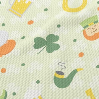 Ireland Flag Shamrock Birdseye Piqué