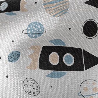 Planet Rocket Waterproof Canvas