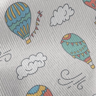 Hot Air Balloon And Clouds Standard Corduroy
