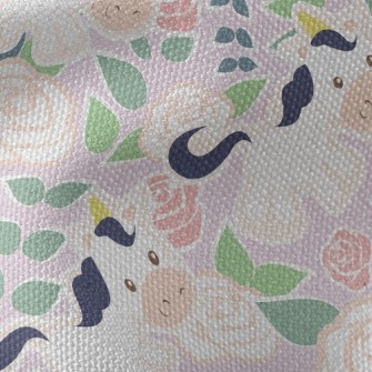 Rose Unicorn Waterproof Canvas