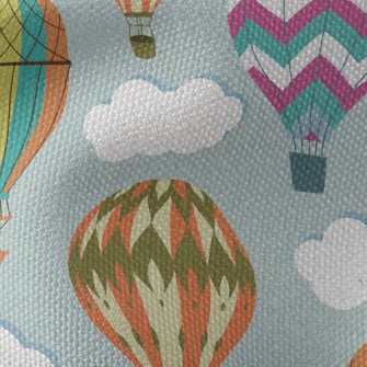 Vintage Hot Air Balloon Waterproof Canvas