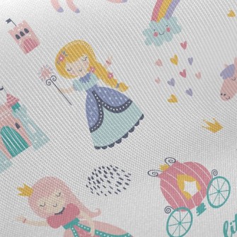 Fantasy Castle And Princess Twill