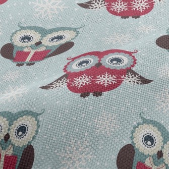 Snowflake Owl Performance Linen