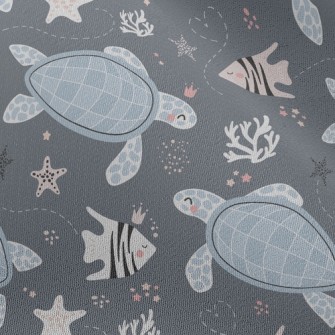 Turtles And Tropical Fish Chiffon