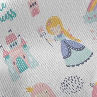 Fantasy Castle And Princess Standard Corduroy